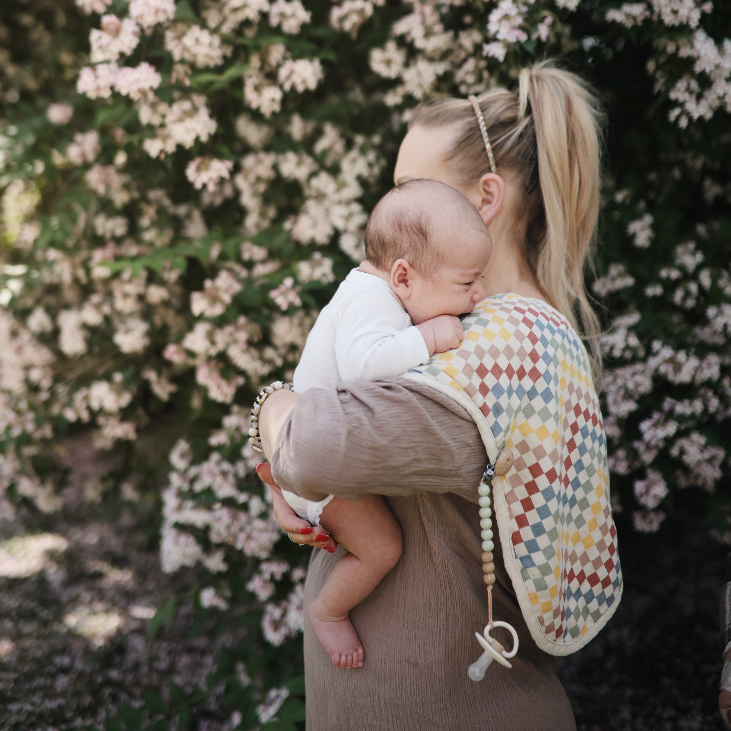 Image of Organic Cotton Muslin Burp Cloth 2-Pack